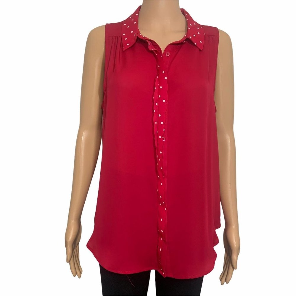 Elle top sleeveless fushia color size M